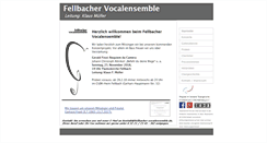 Desktop Screenshot of fellbacher-vocalensemble.de